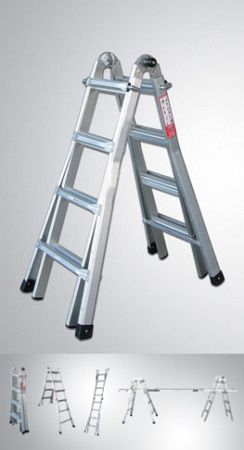 GORILLA LADDER MIGHTY 15 MULTI-PURPOSE ALUM 1.2-4.5M 120KG